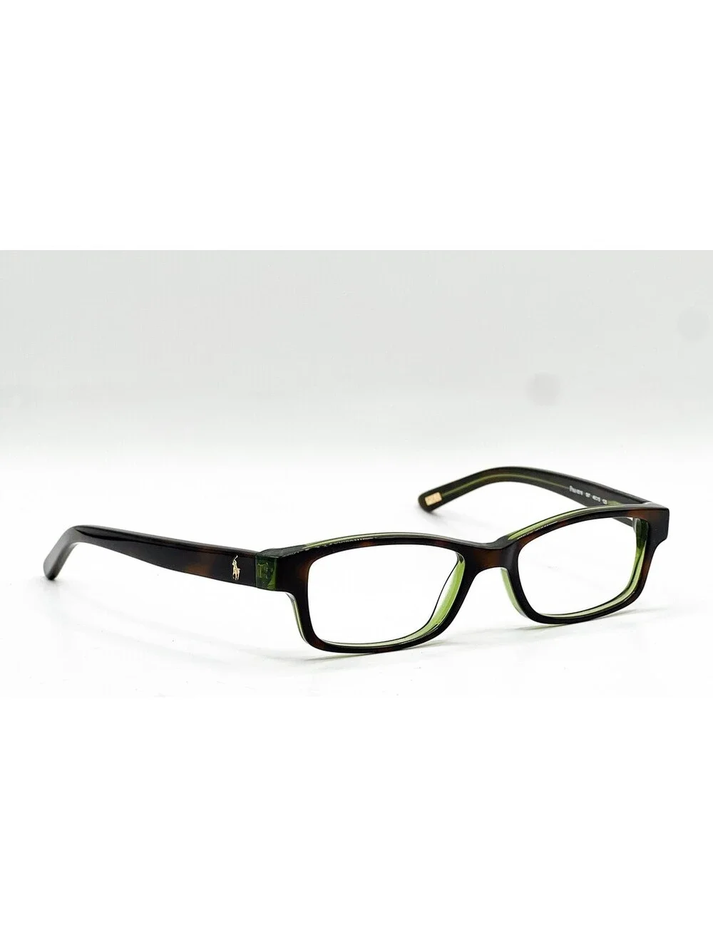 Polo Ralph Lauren 8518 597 Dark Tortoise On Green Authentic Eyeglasses 46-15-125